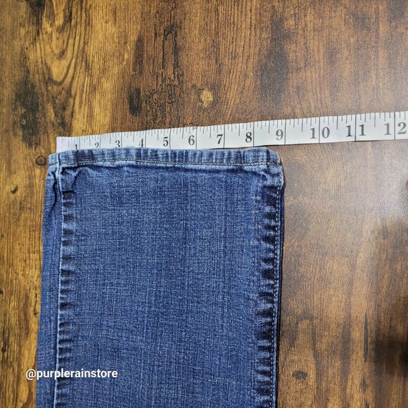 Levi's Jeans 16 Perfectly Slimming 512 Boot Button Flap Tummy Control Western - Picture 12 of 14